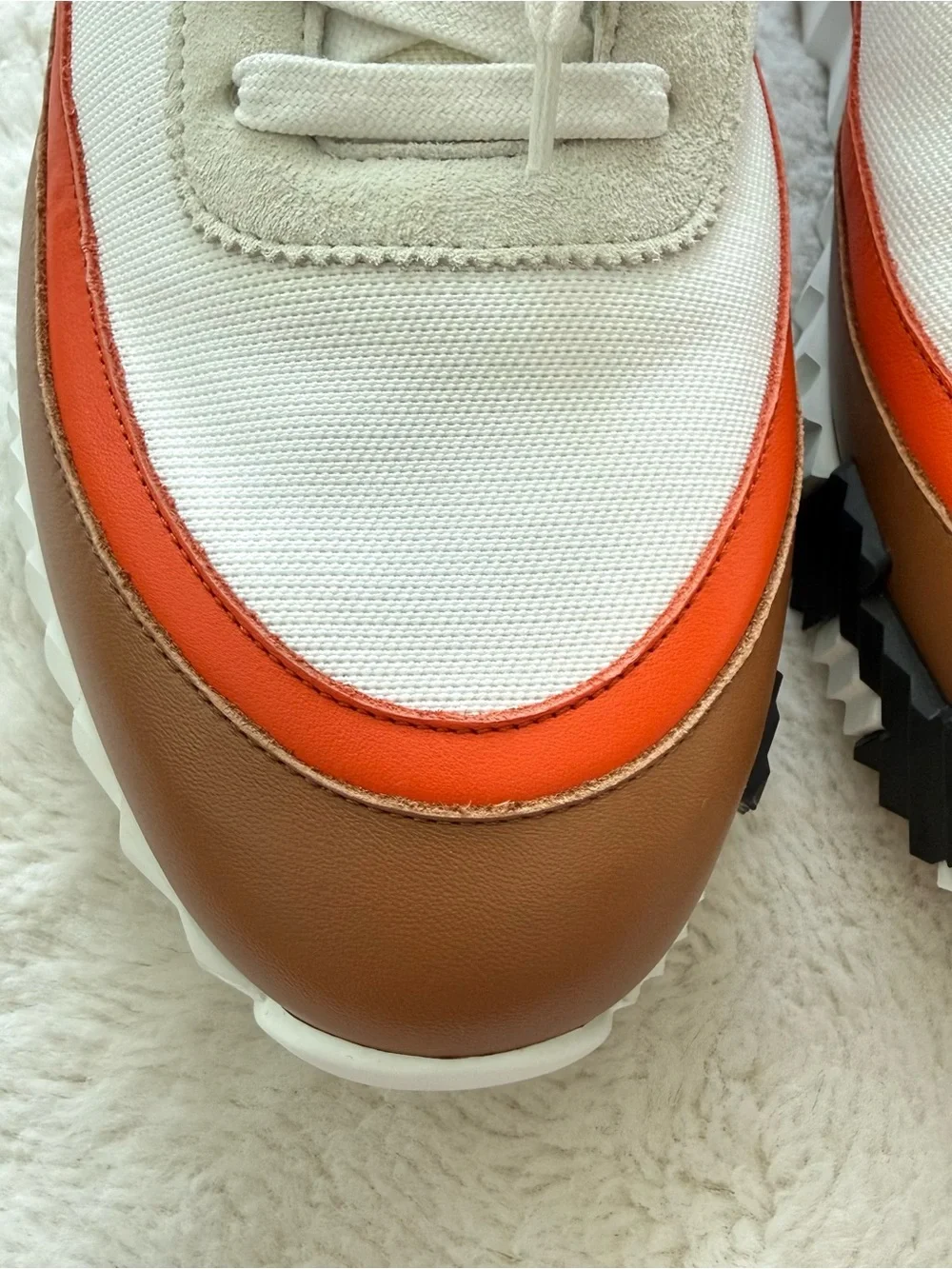 NEW!!! Hermes Bouncer Sneaker in the Multicolor blanc size 45 EU Authentic 1750$